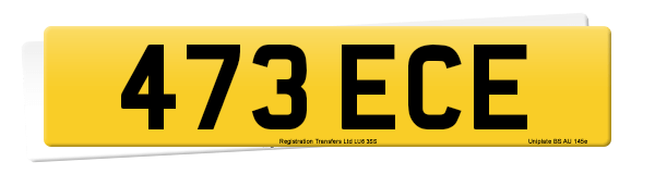 Registration number 473 ECE